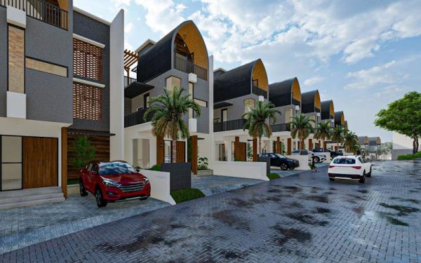 Villatel garapan Sahid Grup-Menantu Resort.